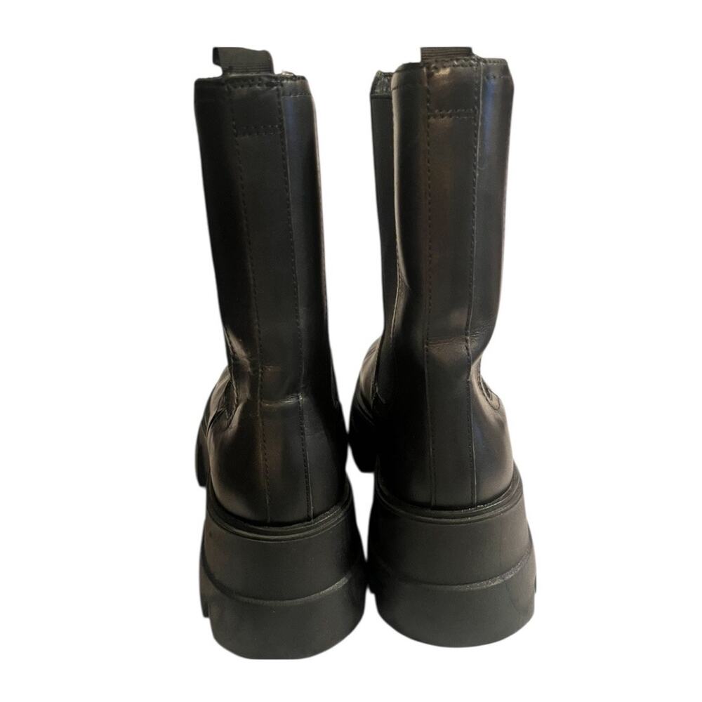 New THURSDAY Boot Co Reign Platform Chelsea Boots •Women 8.5• Leather Handmade - Picture 5 of 10
